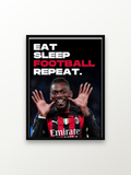 AC Milan :Leão EAT SLEEP FOOTBALL REPEAT.