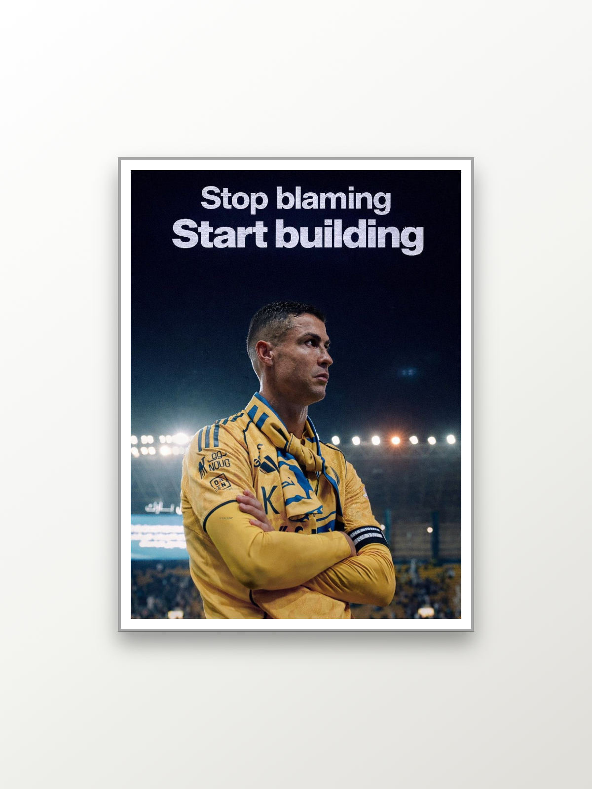Cristiano Ronaldo: Stop blaming Start building By The Goat
