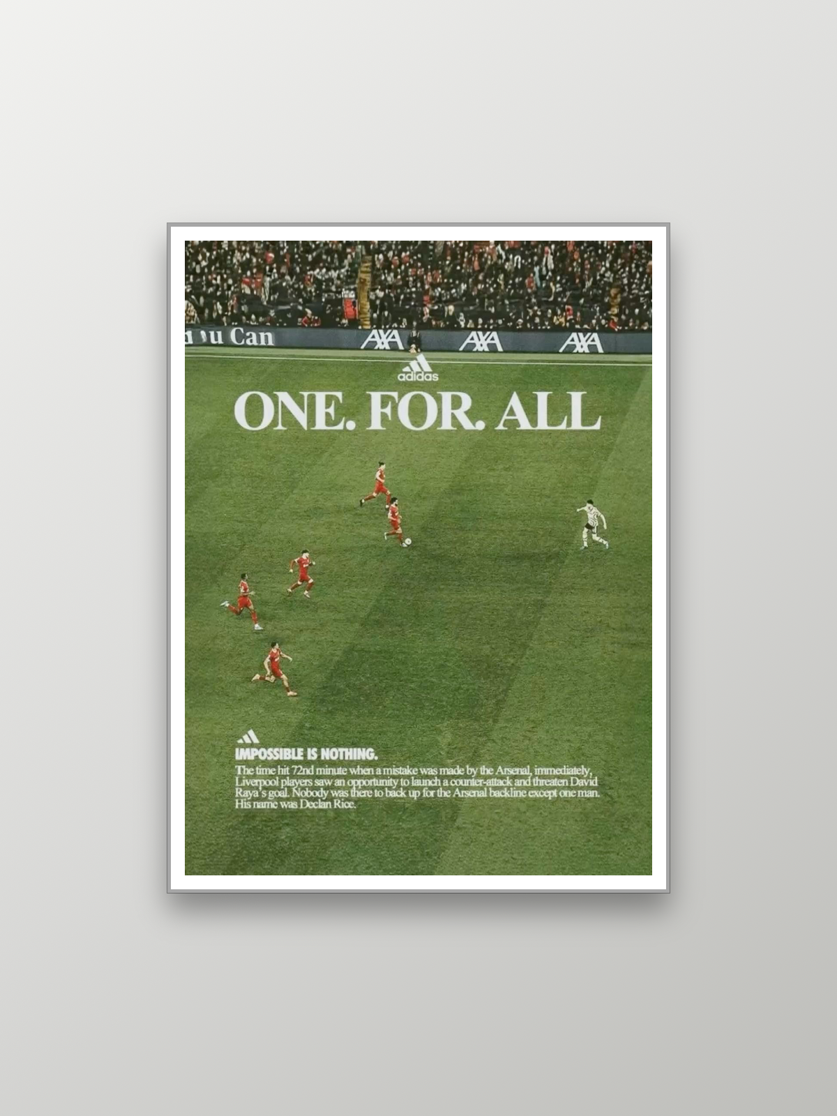 Arsenal: DECLAN RICE ONE.FOR.ALL