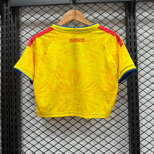 Colombia Women World Cup 26 Home Crop Top 🇨🇴