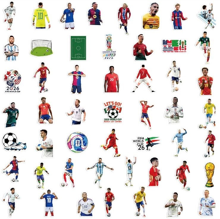 Elite Football Sticker Collection –  (Multi-Pack) 50 photos