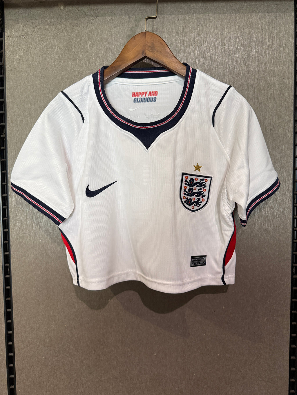 England Women World Cup 26 Home Crop Top 🏴󠁧󠁢󠁥󠁮󠁧󠁿