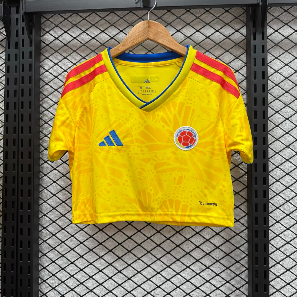 Colombia Women World Cup 26 Home Crop Top 🇨🇴