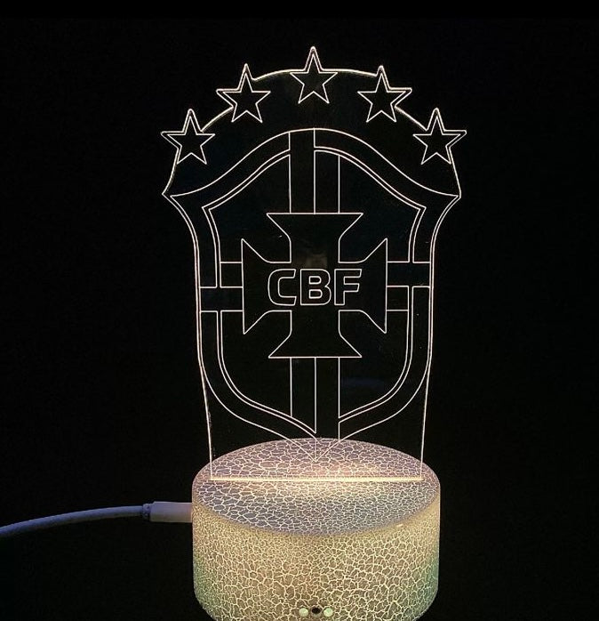 Brazil CBF 3D LED Lamp – Prime Edition