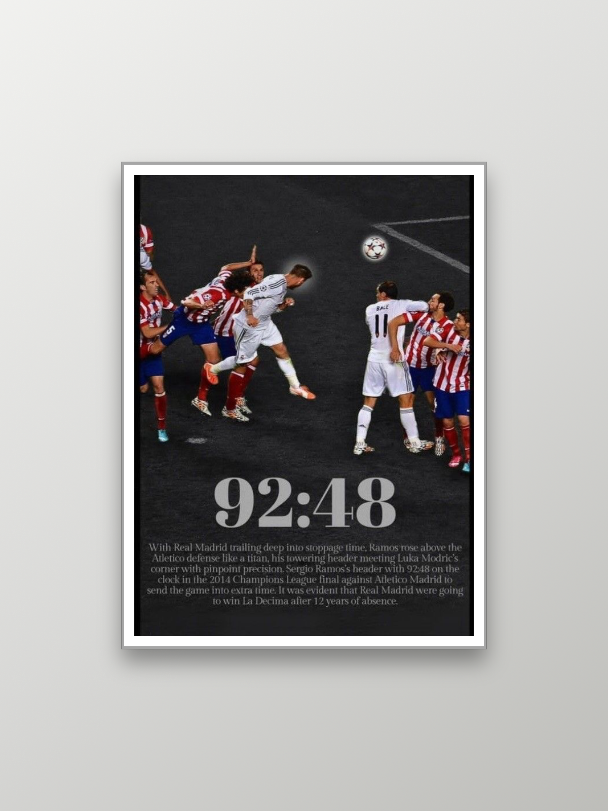Real Madrid:Sergio Ramos 92:48