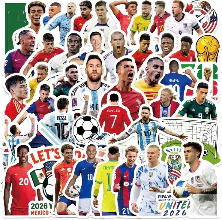 Elite Football Sticker Collection –  (Multi-Pack) 50 photos