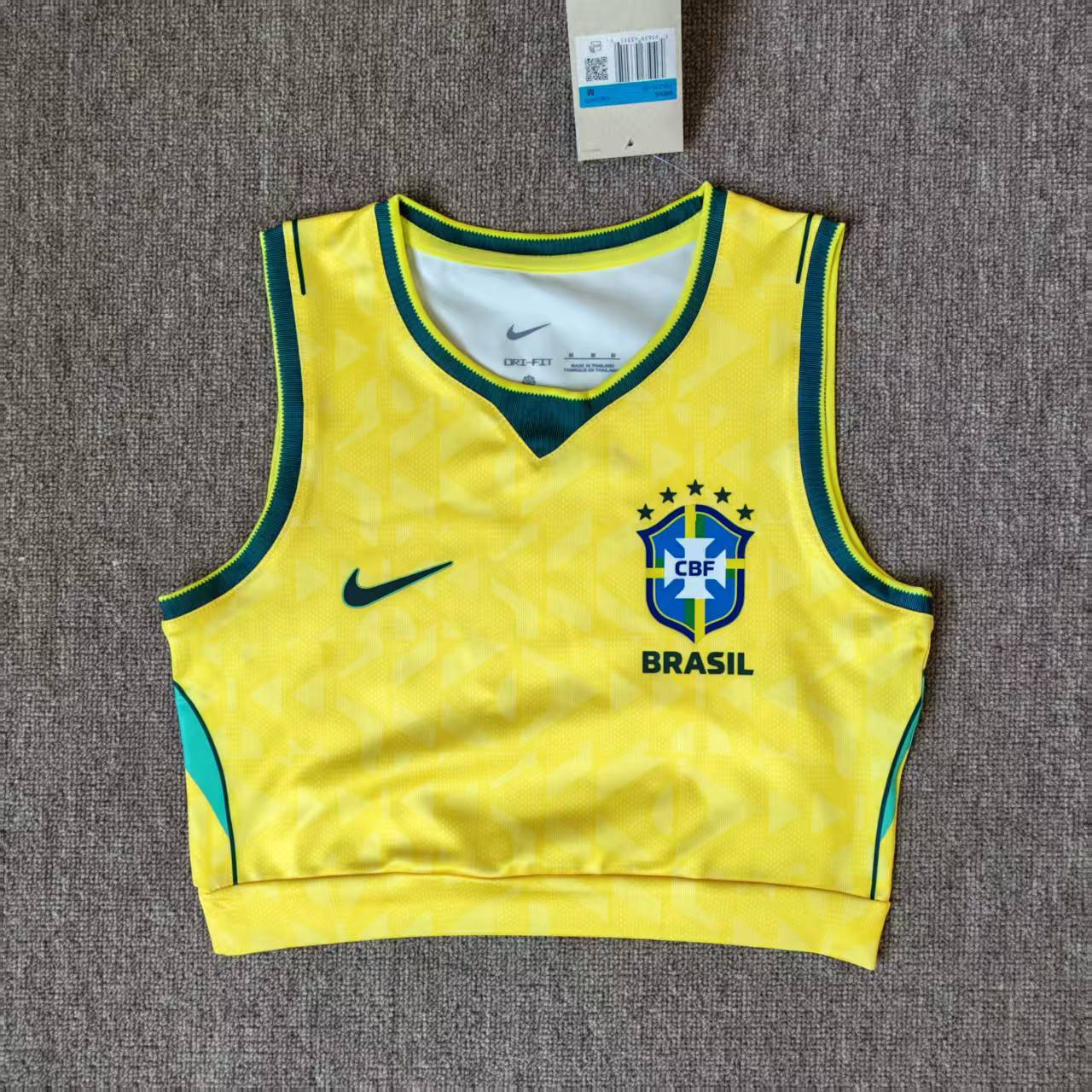 Brazil Women World Cup 26 Home Crop Top 🇧🇷