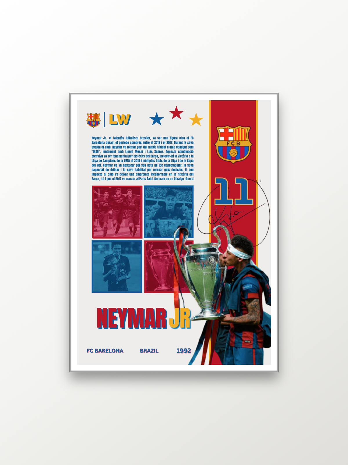 FC Barcelona: Neymar 11 JR